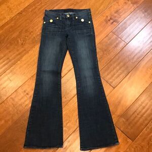 Rock and Republic Button Detail Medium Dark Wash